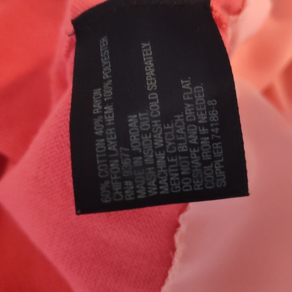 Worthington Coral Sweater with Chiffon Hem - Picture 6 of 12